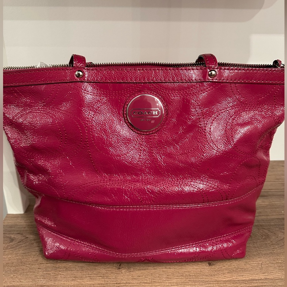 ***NOT FOR SALE**** Coach Hot Pink Leather Purse